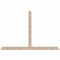 Ekena Millwork Portland Smooth Timber Gable Bracket, Douglas Fir, 108"W x 72"H x 3 1/2"D x 5 1/2"F, 16/12 Pitch GBW108X72X0406POR00SDF - alternate 1
